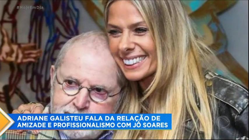 Vídeo: "Vai ser difícil viver num Brasil sem Jô Soares", diz Adriane Galisteu