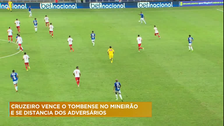 Vídeo: Cruzeiro vence Tombense e se distancia dos adversários