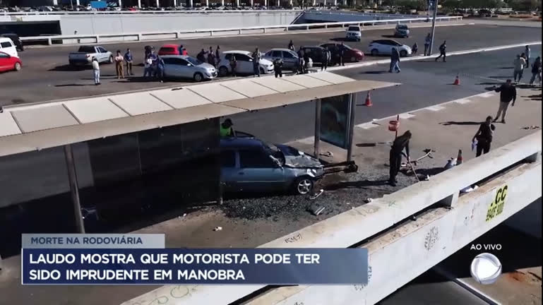 Vídeo: Motorista fez manobra arriscada antes de acidente na Rodoviária