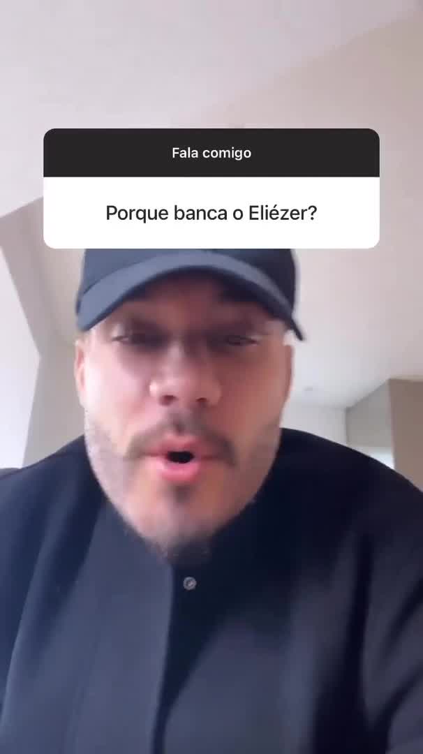 Vídeo: Eliezer fica revoltado com acusação de que é sustentado por Viih Tube: 'O dinheiro é dela, não é seu'