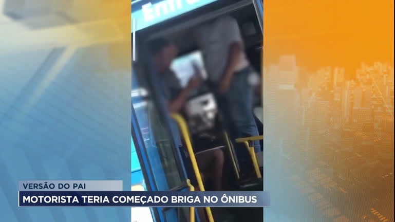 Vídeo: Pai de adolescente que brigou com motorista de ônibus em BH diz que condutor iniciou a confusão