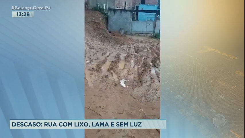 Vídeo: Moradores reclamam de descaso em bairro de Belford Roxo, na Baixada Fluminense