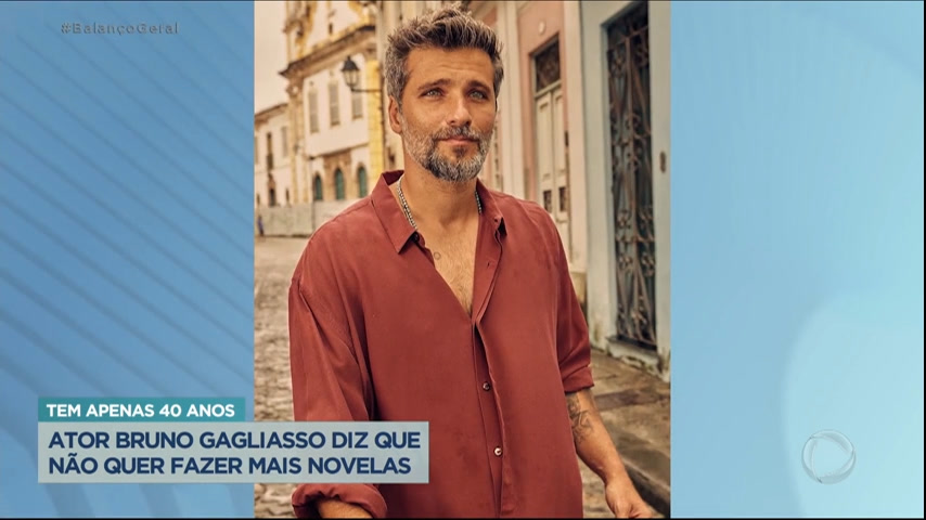 Vídeo: Bruno Gagliasso anuncia que não vai mais fazer novelas