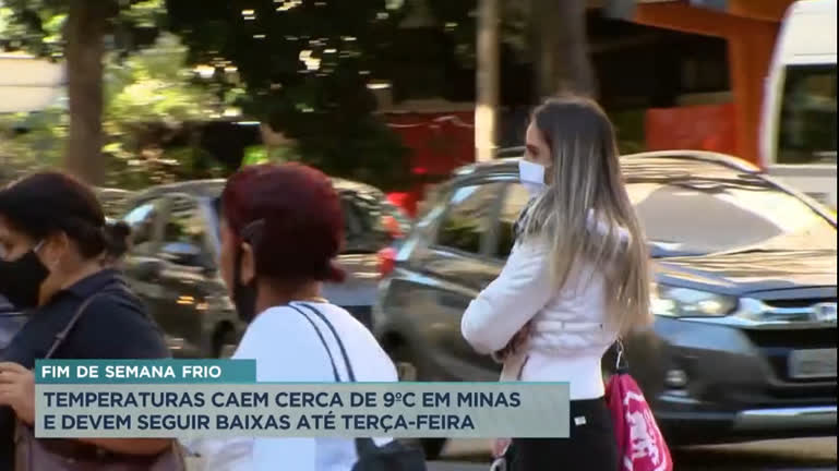 Vídeo: Temperatura de Minas Gerais deve se manter baixa neste fim de semana
