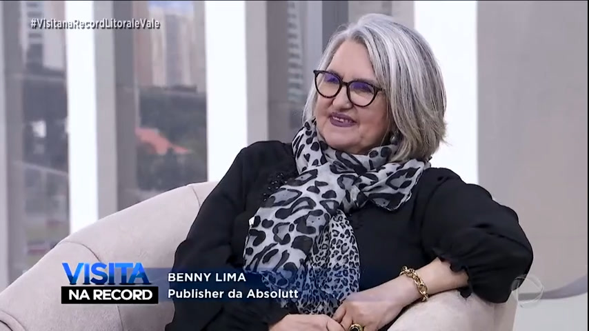 Vídeo: Benny Lima é a entrevistada do Visita na Record