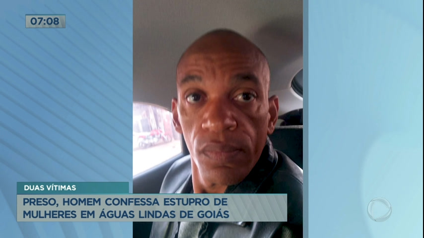 Vídeo: Polícia prende homem suspeito de estuprar mulheres em Águas Lindas de Goiás