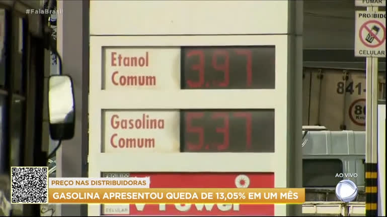 Vídeo: Gasolina fica mais barata a partir desta terça-feira (16)