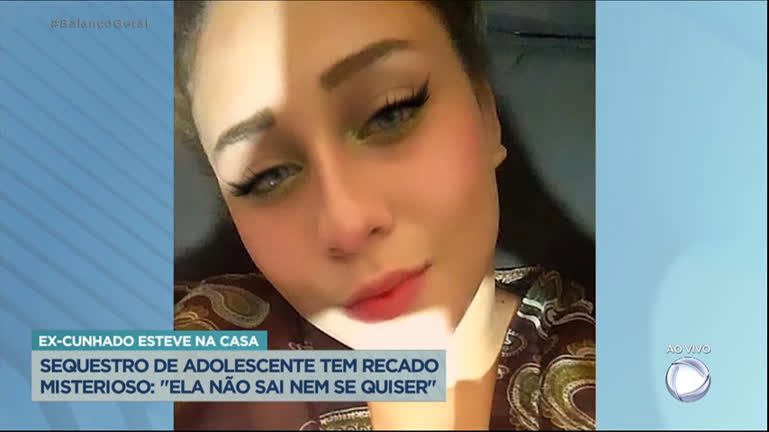 Vídeo: Adolescente desaparece após sair de casa com ex-cunhado na Grande São Paulo