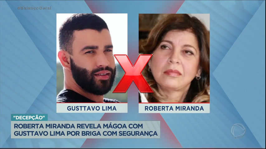 Vídeo: Roberta Miranda revela ter mágoa de Gusttavo Lima por ser barrada em camarim
