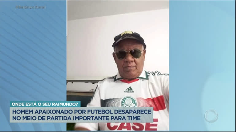 Vídeo: Aposentado de 76 anos desaparece após jogo do Palmeiras