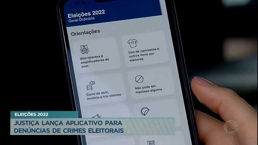 Vídeo: Justiça Eleitoral lança aplicativo para denúncias de crimes eleitorais