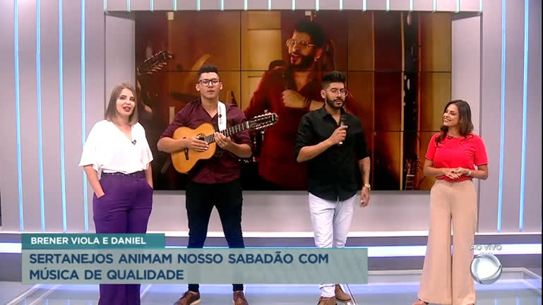 Vídeo: Brener Viola e Daniel animam sábado com música sertaneja