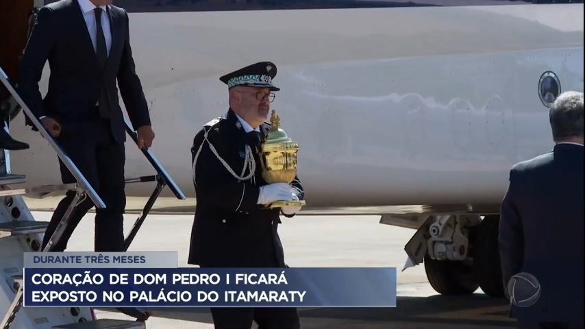 Vídeo: Coração de Dom Pedro 1º será exposto no Palácio do Itamaraty