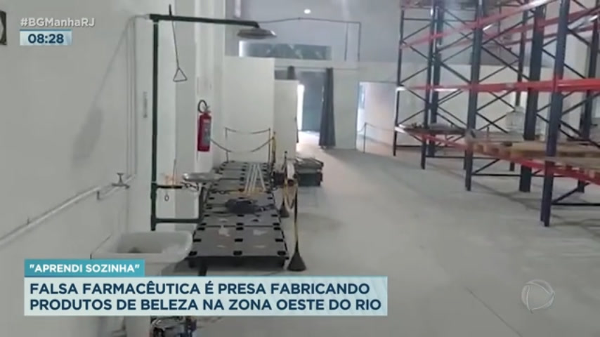 Vídeo: Falsa farmacêutica é presa fabricando cosméticos em Campo Grande