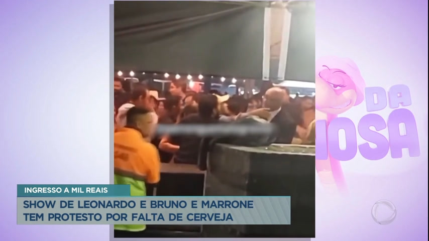 Vídeo: Fãs protestam após show de sertanejos ficar sem bebida alcoólica