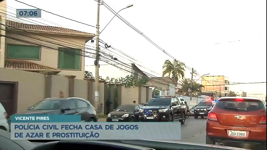 Operação da Polícia Civil fecha casa de jogos de azar em Vicente Pires