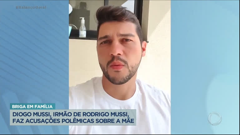 Vídeo: Diogo Mussi, irmão de Rodrigo Mussi, faz acusações polêmicas sobre a mãe