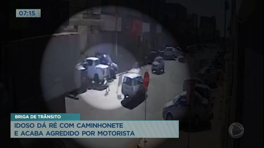 Vídeo: Idoso é agredido após discussão no trânsito em Vicente Pires (DF)