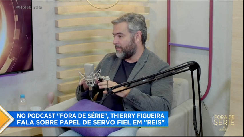 Vídeo: Thierry Figueira se emociona ao falar sobre seu personagem em Reis