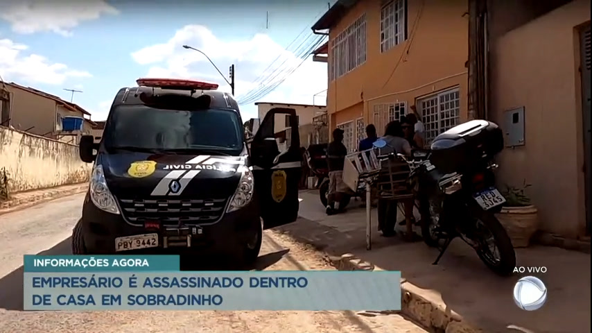 Vídeo: Empresário é assassinado dentro de casa em Sobradinho