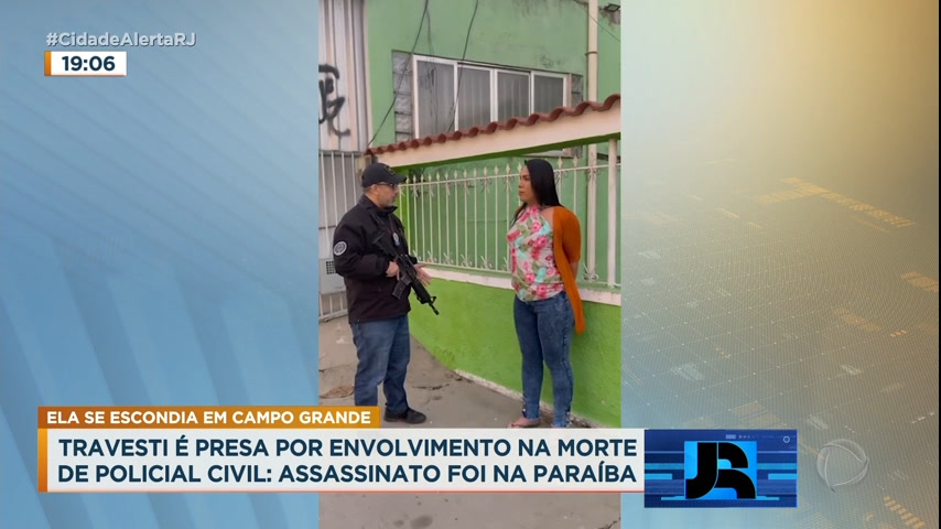 Vídeo: Travesti é presa na zona oeste do Rio acusada de matar policial civil na Paraíba