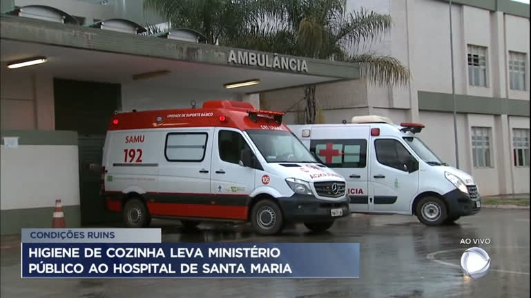 Vídeo: Higiene de cozinha leva MP ao hospital de Santa Maria