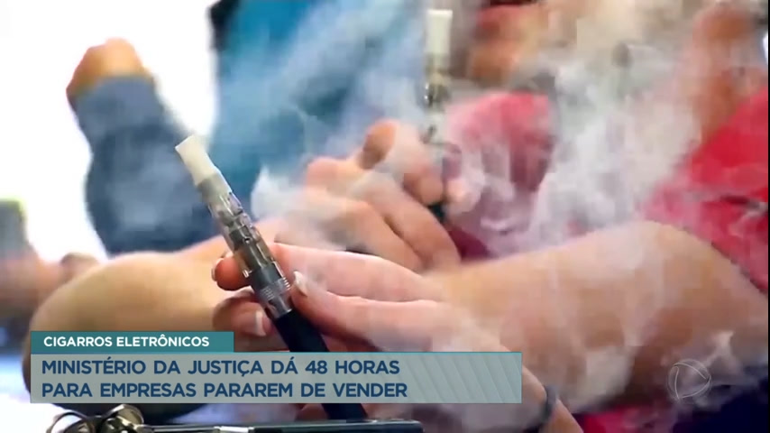 Vídeo: Justiça dá 48 horas para fim da venda de cigarros eletrônicos