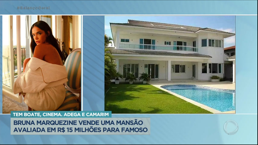Vídeo: Bruna Marquezine vende mansão avaliada em R$ 15 milhões para Michel Teló