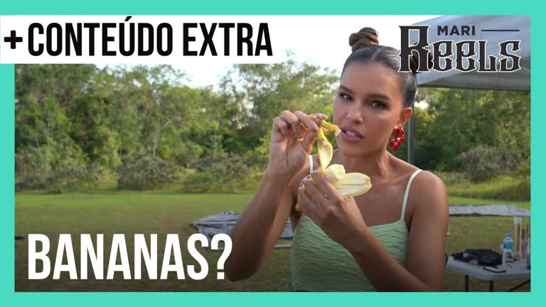 Vídeo: Mariana Rios dá dica sobre bananas nos bastidores do reality | Mari Reels