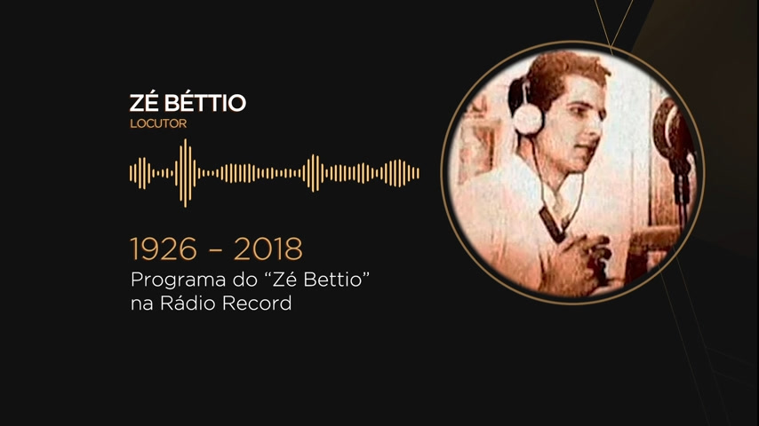 Vídeo: Ouça o lendário locutor Zé Béttio em ação pela Rádio Record