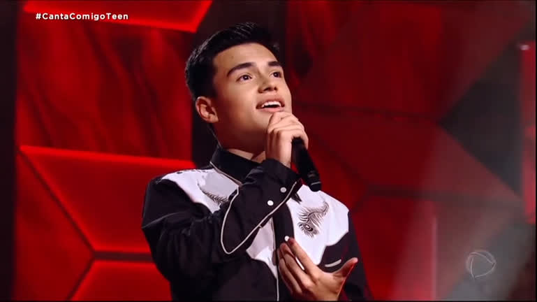 Vídeo: Henry Ramos escolhe música de Ana Carolina e Seu Jorge para semifinal do Canta Comigo Teen 3
