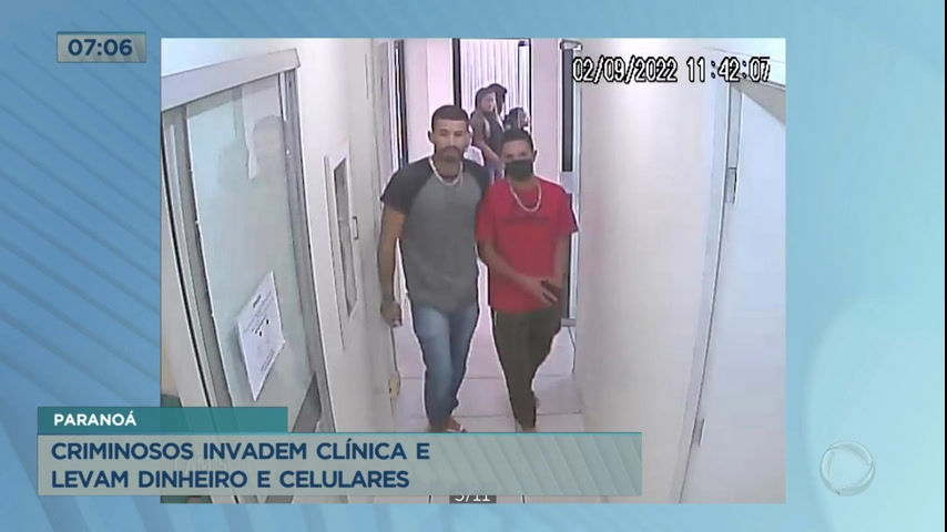 Vídeo: Criminosos invadem clínica de odontologia no Paranoá (DF) e roubam pacientes
