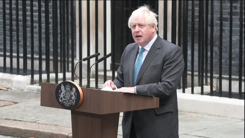 Vídeo: Reino Unido: Boris Johnson faz último discurso como premiê
