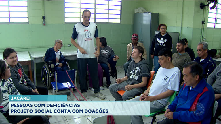 Vídeo: Instituição de Jacareí oferece atendimento a pessoas com deficiência