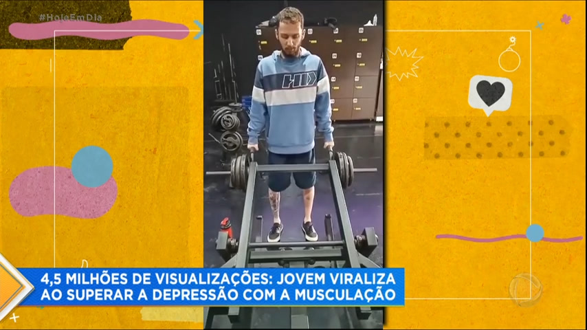 Vídeo: Conheça a história de superação de Rodrigo, que venceu a depressão treinando na academia