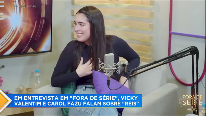 Vídeo: Vicky Valentim, da série Reis , fala sobre a morte de sua personagem