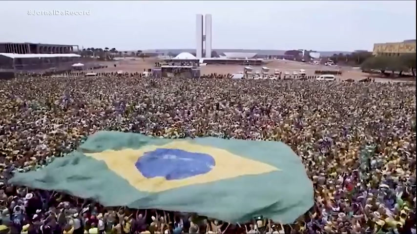 Vídeo: Manifestações de 7 de Setembro reúnem multidão em Brasília