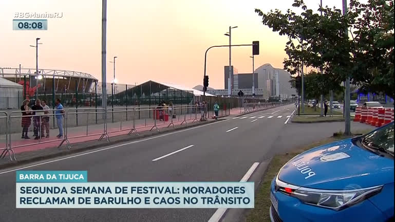 Vídeo: Moradores reclamam de barulho e caos no trânsito por causa de festival de música