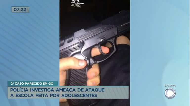 Vídeo: Polícia investiga ameaça de ataque em escola em Goiás