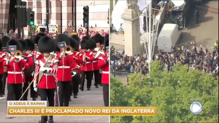 Vídeo: Multidão se reúne em frente ao Palácio de Buckingham para último adeus à rainha Elizabeth 2ª