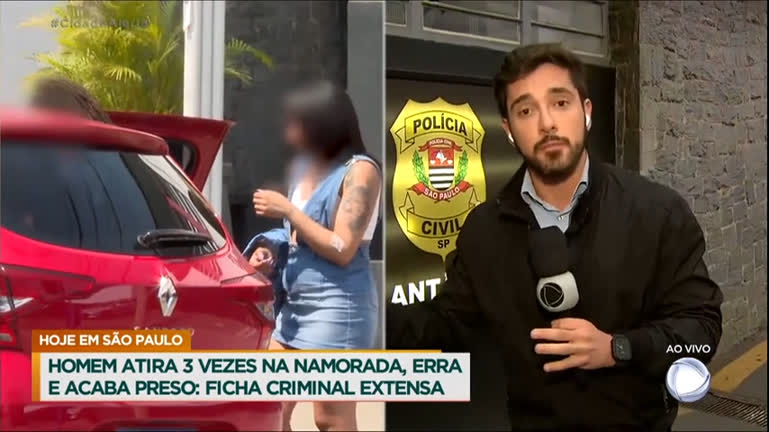 Vídeo: Homem tenta matar a namorada a tiros no ABC Paulista
