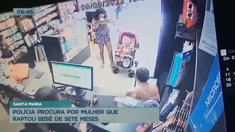 Vídeo: Polícia investiga sequestro de bebê de 7 meses em Santa Maria (DF)