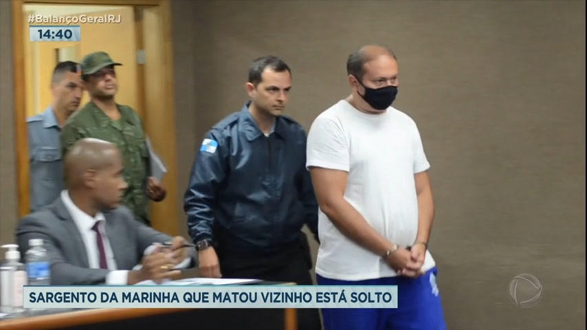 Vídeo: Justiça manda soltar sargento da Marinha acusado de matar vizinho em Nova Iguaçu