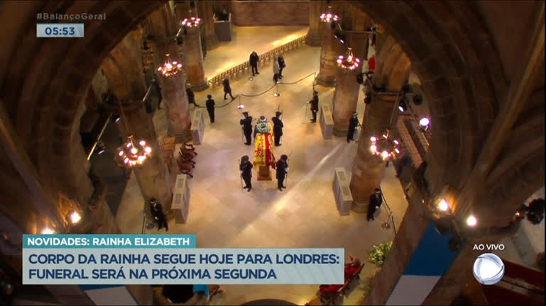 Vídeo: Corpo da Rainha Elizabeth 2ª chega a Londres nesta terça-feira (13)
