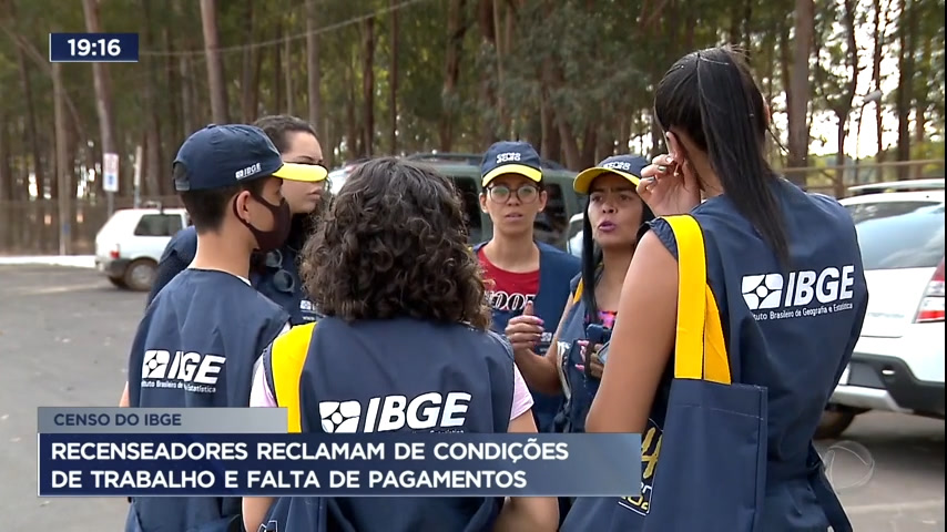 Vídeo: Recenseadores do IBGE reclamam de condições de trabalho