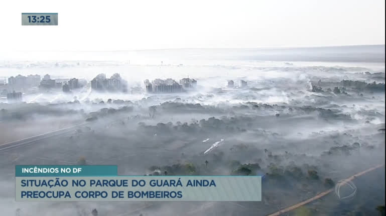 Vídeo: Situação do Parque do Guará ainda preocupa Corpo de Bombeiros