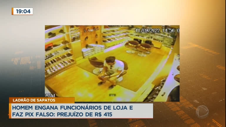 Vídeo: Homem aplica golpe do PIX falso em loja e dá prejuízo de R$ 415