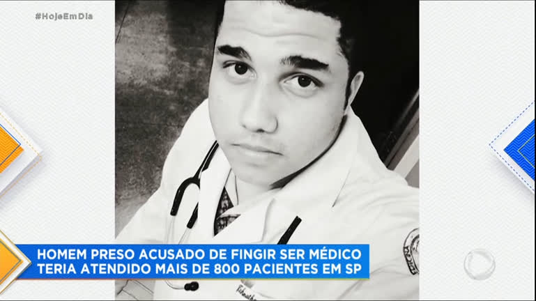 Vídeo: Polícia prende falso médico que atuava em hospital no interior de SP