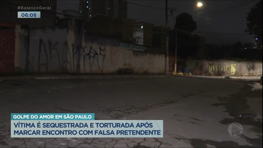 Vídeo: Vítima é sequestrada após cair no golpe do amor em São Paulo