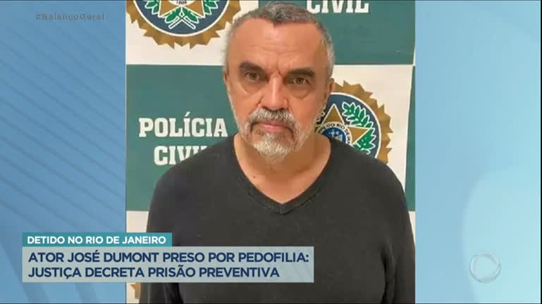 Vídeo: Justiça decreta prisão preventiva de José Dumont, suspeito de pedofilia